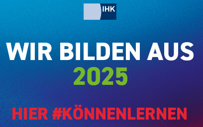 Werbebild zur Kampagne der IHK "Wir bilden aus".