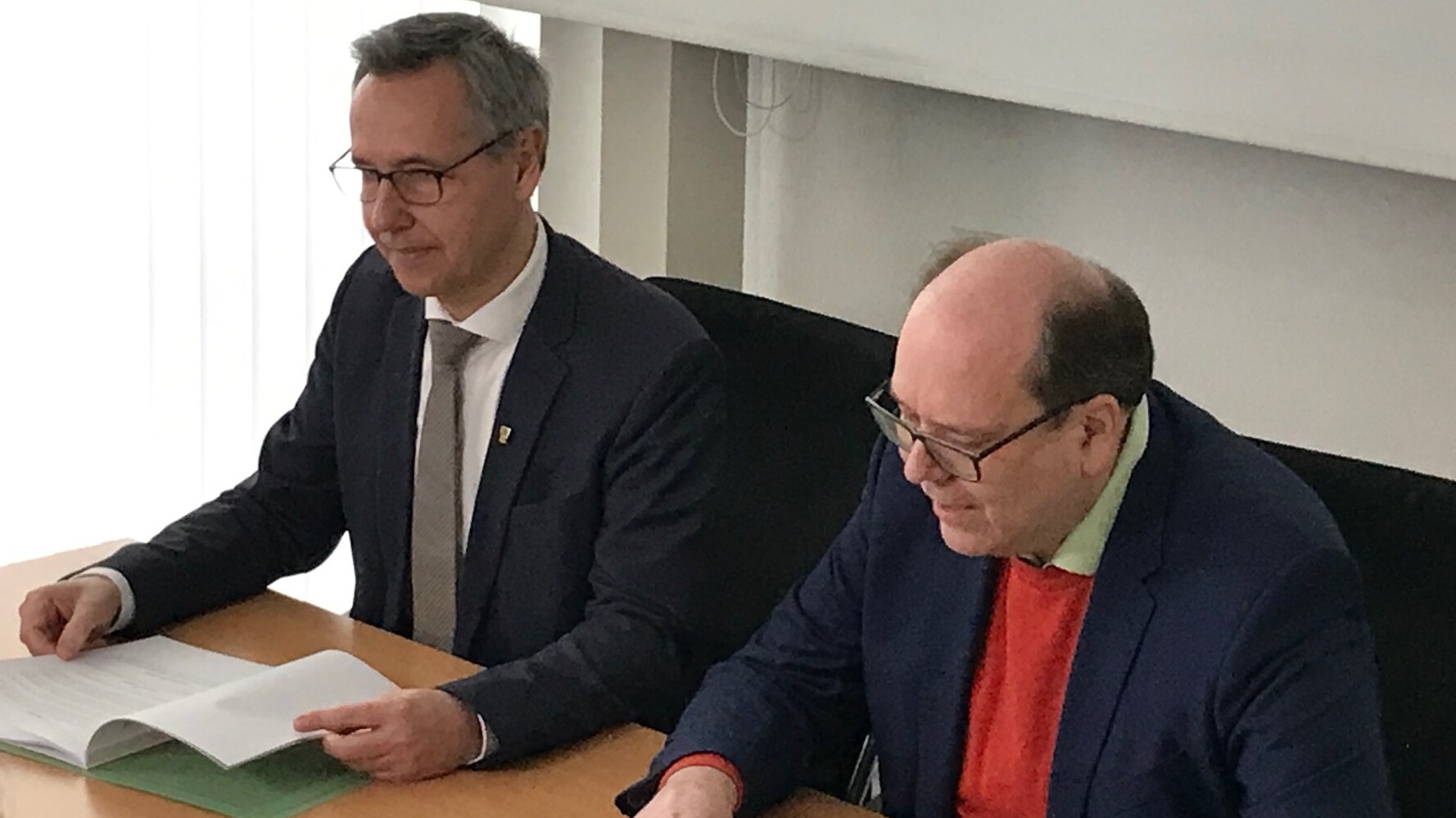 20.03.2024: Niedersächsischer Umweltminister Christian Meyer und Landrat Jens Grote