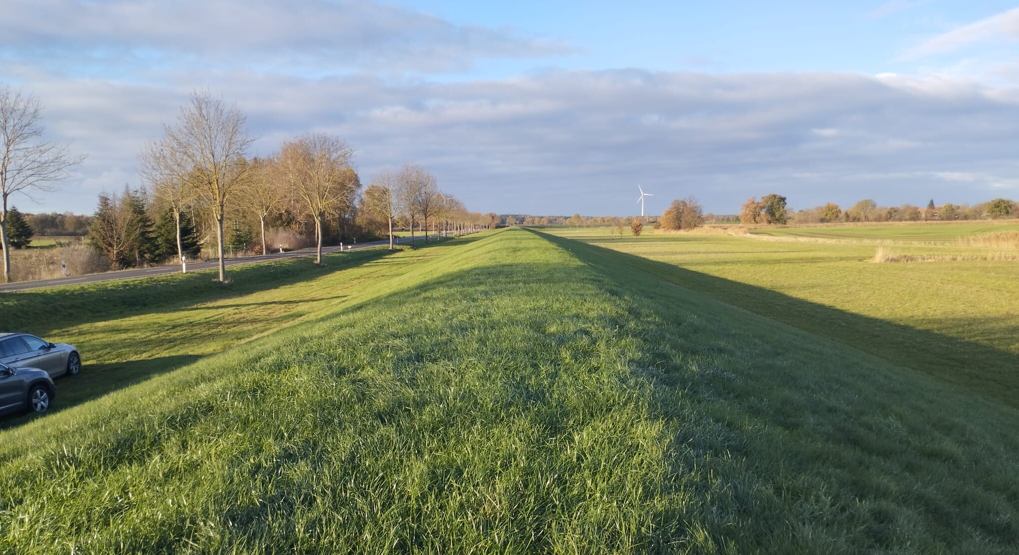 Deich in Norddrebber Deich in Norddrebber