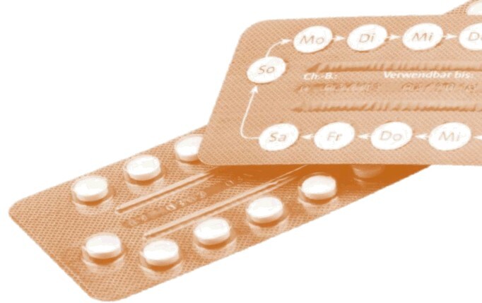 Tabletten in einem Blister 