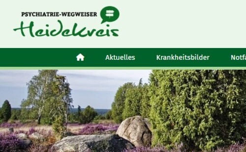 Startseite der Homepage des Psychiatriewegweisers Heidekreis