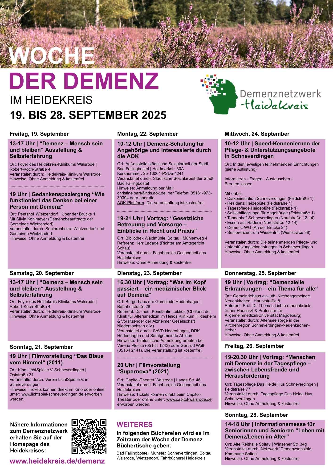 Woche der Demenz 2025 Woche der Demenz 2025